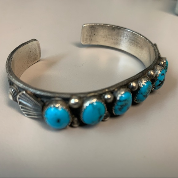 Native American bracelet made by well known artists EL Billah - Picture 6 of 7